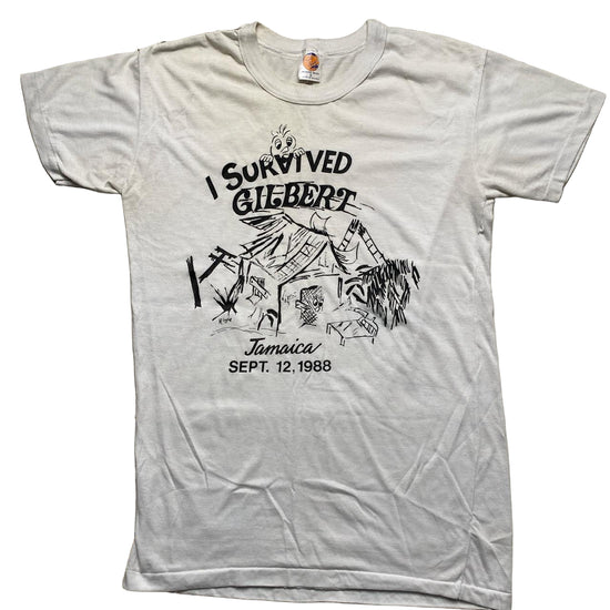 I Survived Gilbert Jamaica Vintage 90’s Hurricane T Shirt (S)