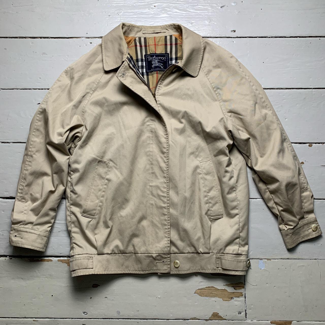 Burberry Burberrys Vintage Cream Bomber Jacket