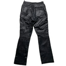 Leathermaster Womens Leather Black Trousers (12)