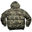 Down Impact Digi Camouflage Reversible Black Puffer Coat (L)