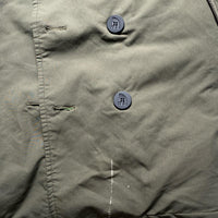 The North Face Windwall Khaki Green Camo Puffer Trench Coat (M)