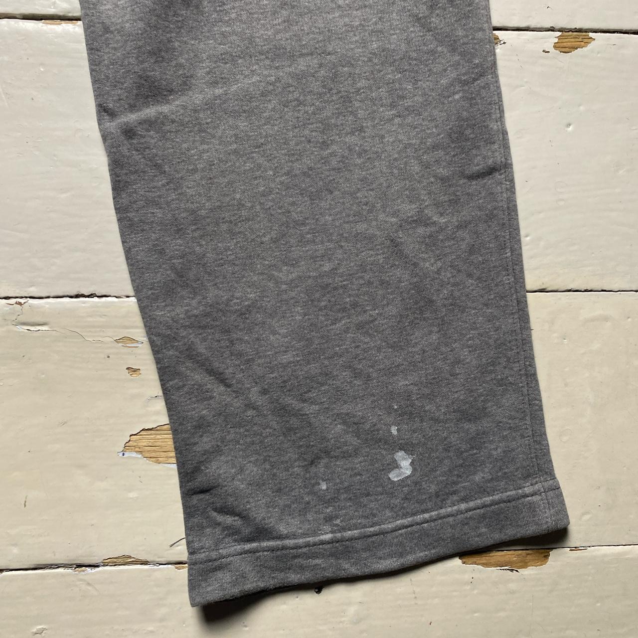 Nike Grey and White Swoosh Baggy Joggers