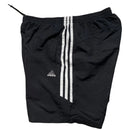 Adidas Black and White Baggy Shell Track Pant Shorts (M)