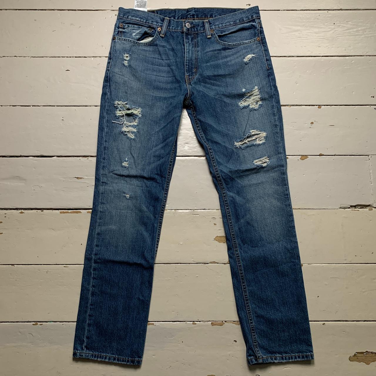 Levis 511 Distressed Blue Jeans