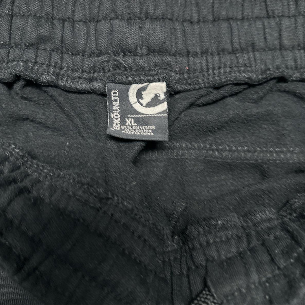 Ecko UnLTD Black White and Red Joggers (XL)