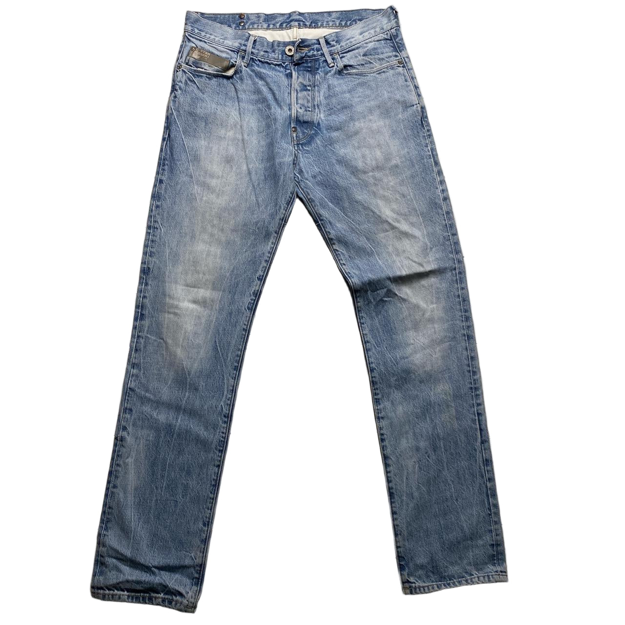 G Star Light Blue Straight Jeans (31W)