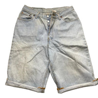 Levis 37501-0133 Vintage Made in USA Light Blue Jean Short Jorts (30W)