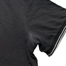 Stone Island Black and White Short Sleeve Polo Shirt (S)