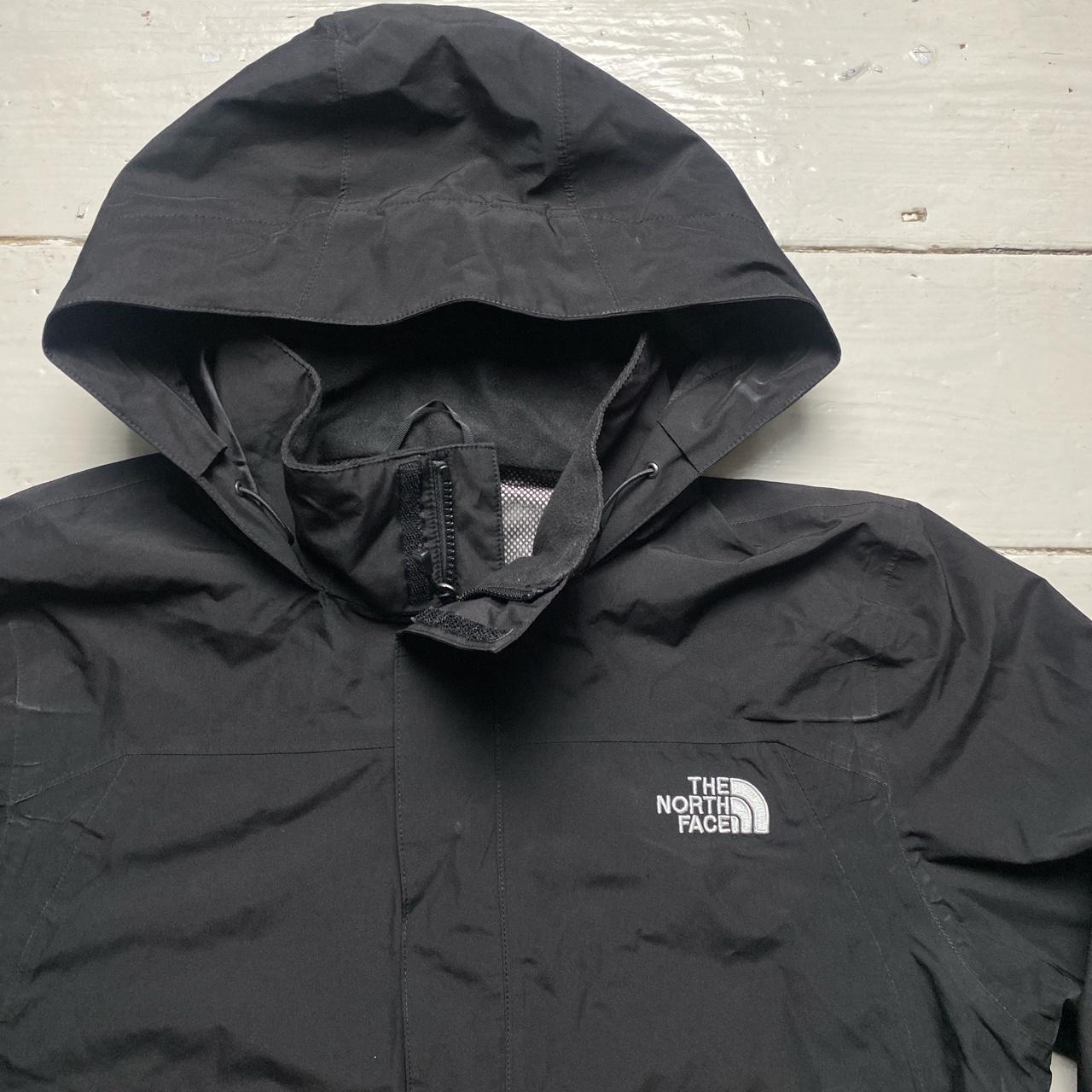 The North Face Dryvent Black and White Windbreaker Jacket