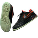 Nike Air Force 1 Yeezy Black Red and Green (UK 8)