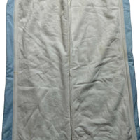 Nike Vintage White and Baby Blue Y2K Tracksuit Bottoms (S)