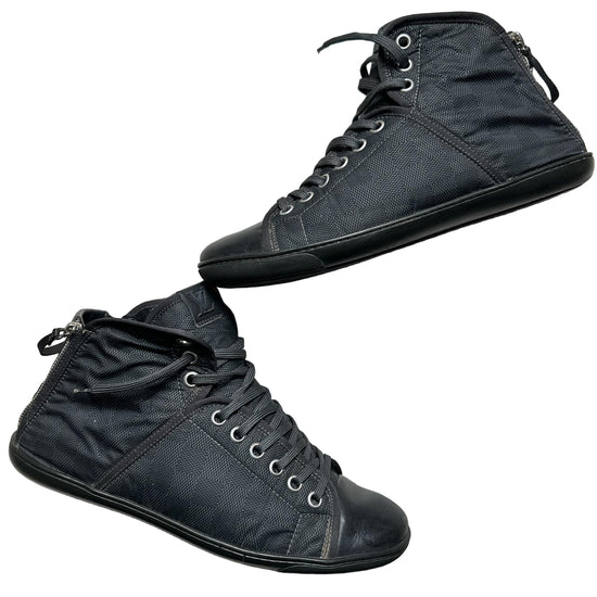 Louis Vuitton Monogram High Trainers Black (UK 9.5)