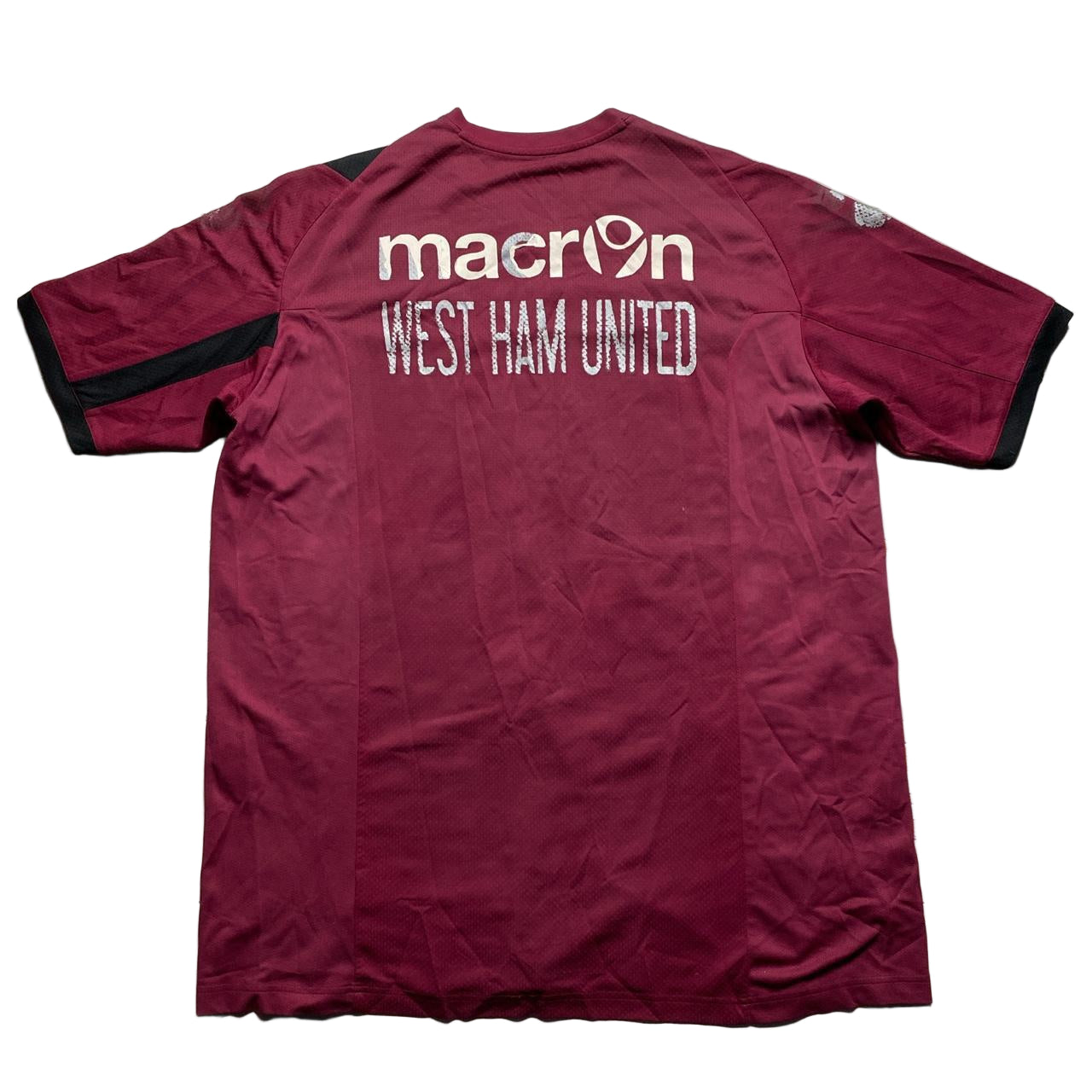 West Ham United Vintage Macron Training T Shirt Jersey (3XL)