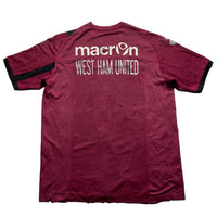 West Ham United Vintage Macron Training T Shirt Jersey (3XL)