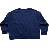 Nike Big Swoosh Navy and Multi Colour Baggy Jumper (2XL)