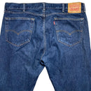 Levis Dark Navy 505 Baggy Jeans (38W)