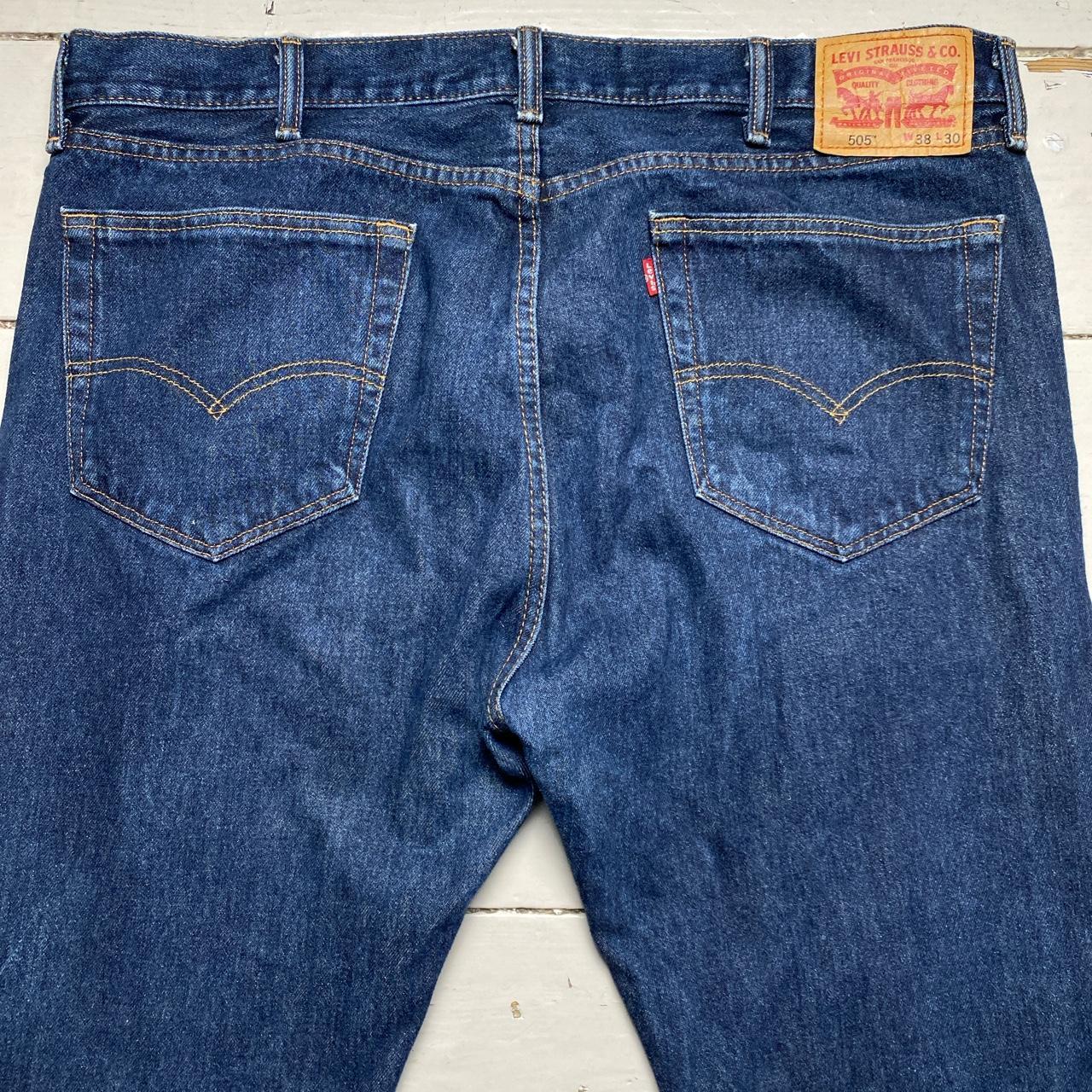 Levis Dark Navy 505 Baggy Jeans