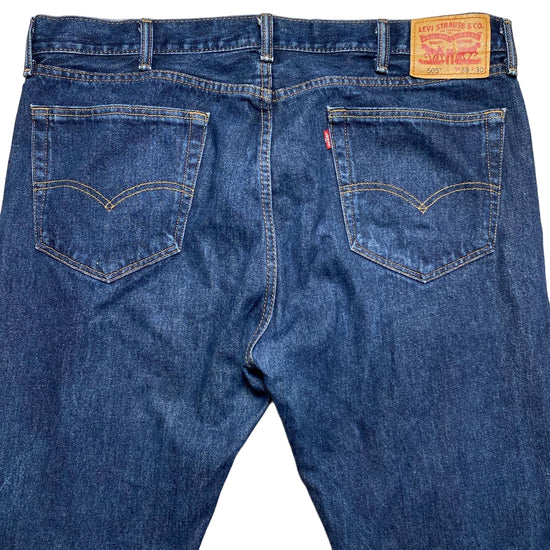 Levis Dark Navy 505 Baggy Jeans (38W)