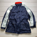Utility Workwear Jacket Navy and Silver (XL)