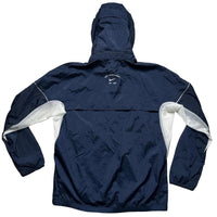 Nike Vintage Windrunner Windbreaker Lightweight Shell Jacket Navy and White (L)