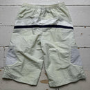 Nike Vintage Shell Track Pant Shorts Cream and Navy
