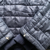 G Star Raw Navy and White Puffer Jacket (S)