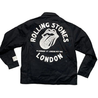 Rolling Stones London Carnaby Black Bomber Jacket (M)