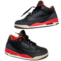 Jordan 3 Cement Crimson Black and Red (UK 9.5)
