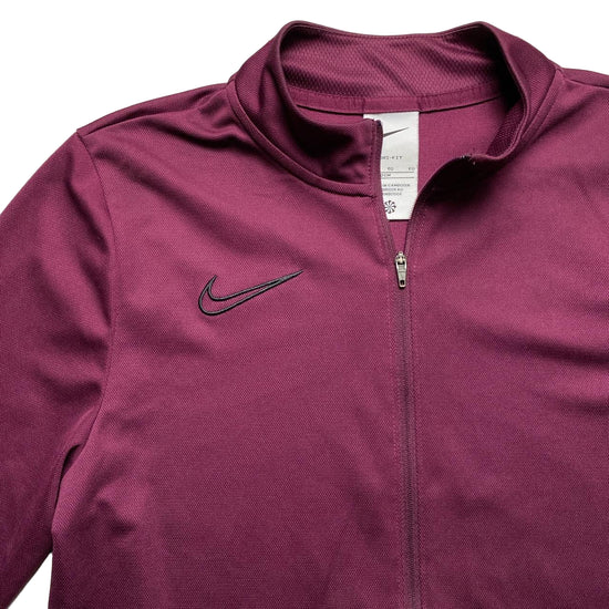Nike Burgundy Training Long Sleeve Football Top Jumper (XS)