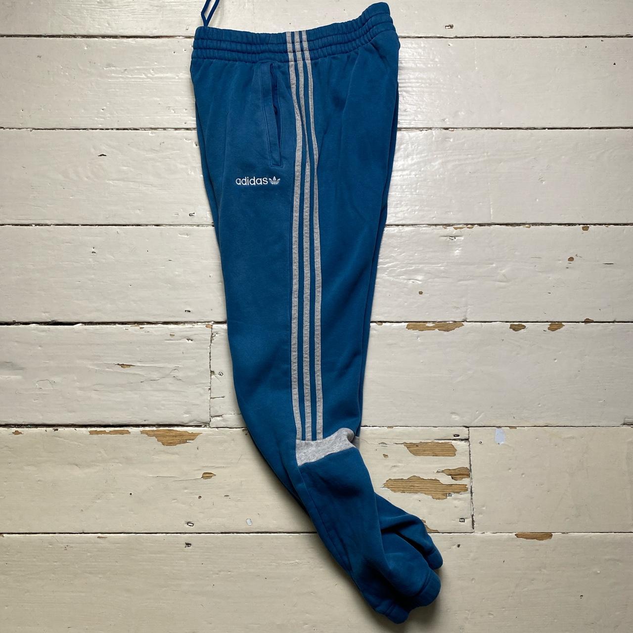 Adidas Originals Blue and Grey Joggers