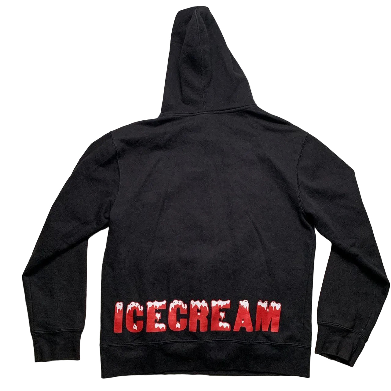Ice Cream Billionaire Boys Club Black Red and White Hoodie (M)
