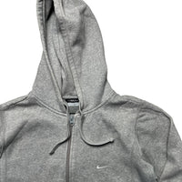 Nike Air Max Vintage Grey and White Swoosh Hoodie (S)