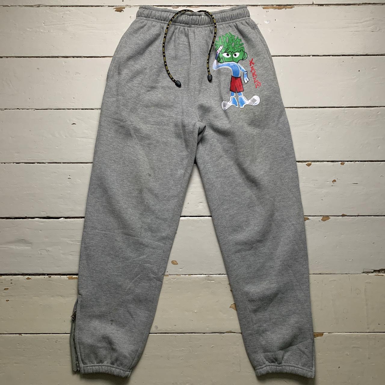 Kakzi Jeans Vintage Cartoon Grey Joggers