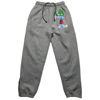Kakzi Jeans Vintage Cartoon Grey Joggers (S)