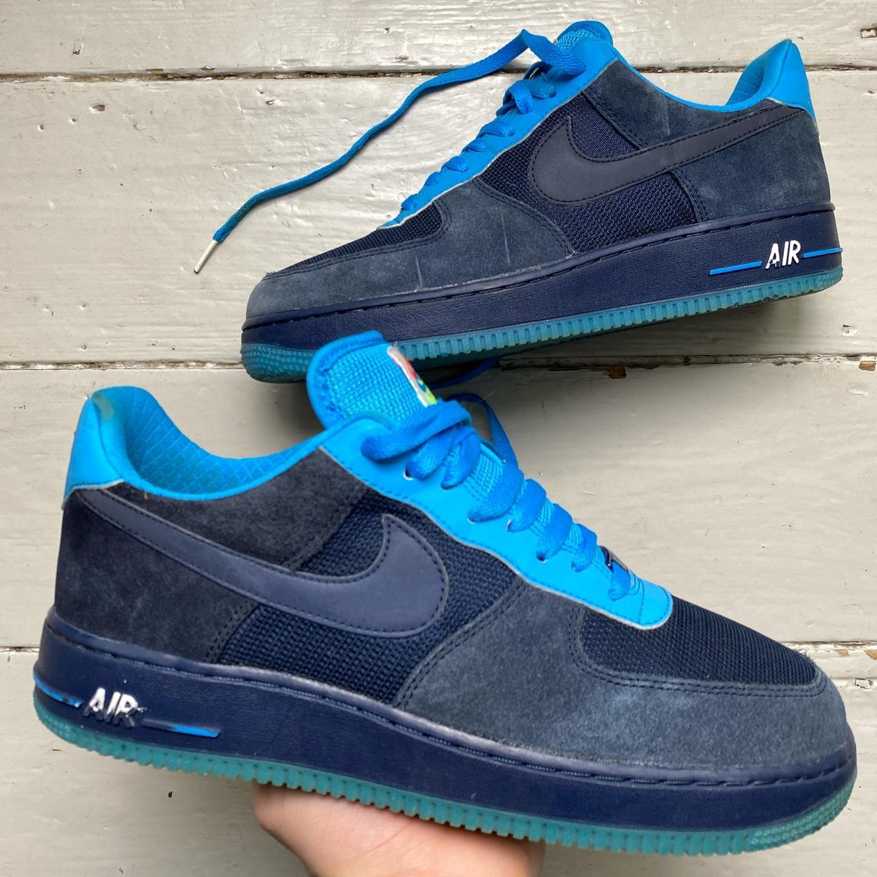 Nike Air Force 1 Blue Two Tone