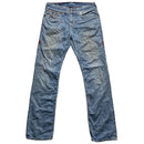 True Religion Light Blue Red White and Red Big Stitch Baggy Ricky Jean (30W)