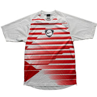 Nike Football Vintage Red and White T Shirt (S)