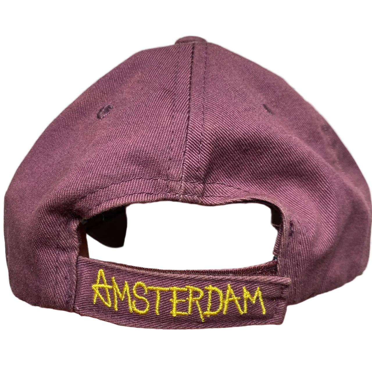Amsterdam Burgundy and Yellow Cap