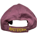 Amsterdam Burgundy and Yellow Cap