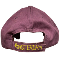 Amsterdam Burgundy and Yellow Cap