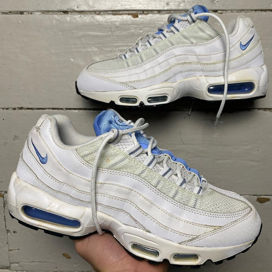 Nike Air Max 95 White and Light UNC Blue Chalk Blue 2015