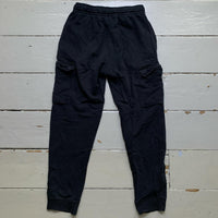 Nike Swoosh Cargo Joggers Black and White