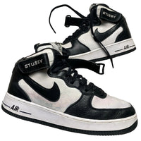 Nike Air Force 1 Mid Stussy Black and White (UK 7)