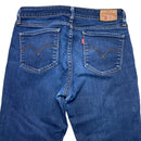 Levis 715 Bootcut Navy Womens Jeans (29W)