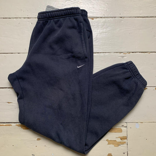 Nike Swoosh Navy and White Athletic Department Joggers