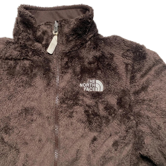 The North Face Brown Teddy Fur Zip Jumper (XS)