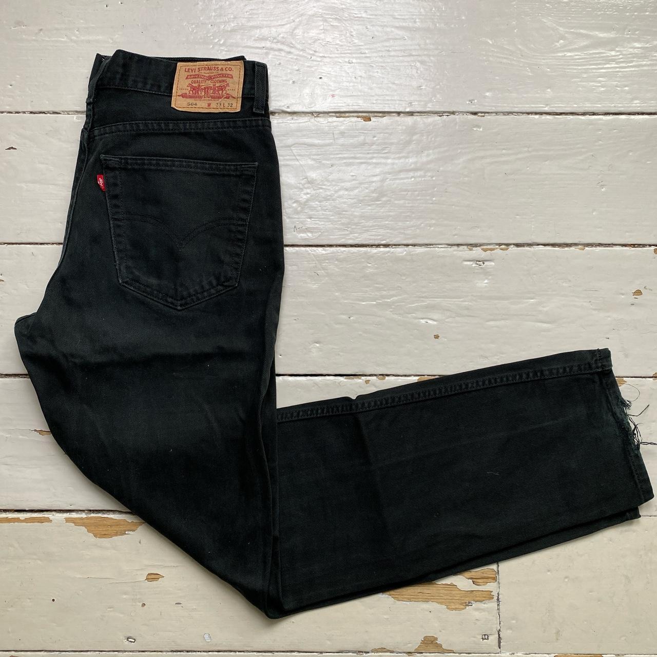 Levis 504 Vintage Black Baggy Jeans