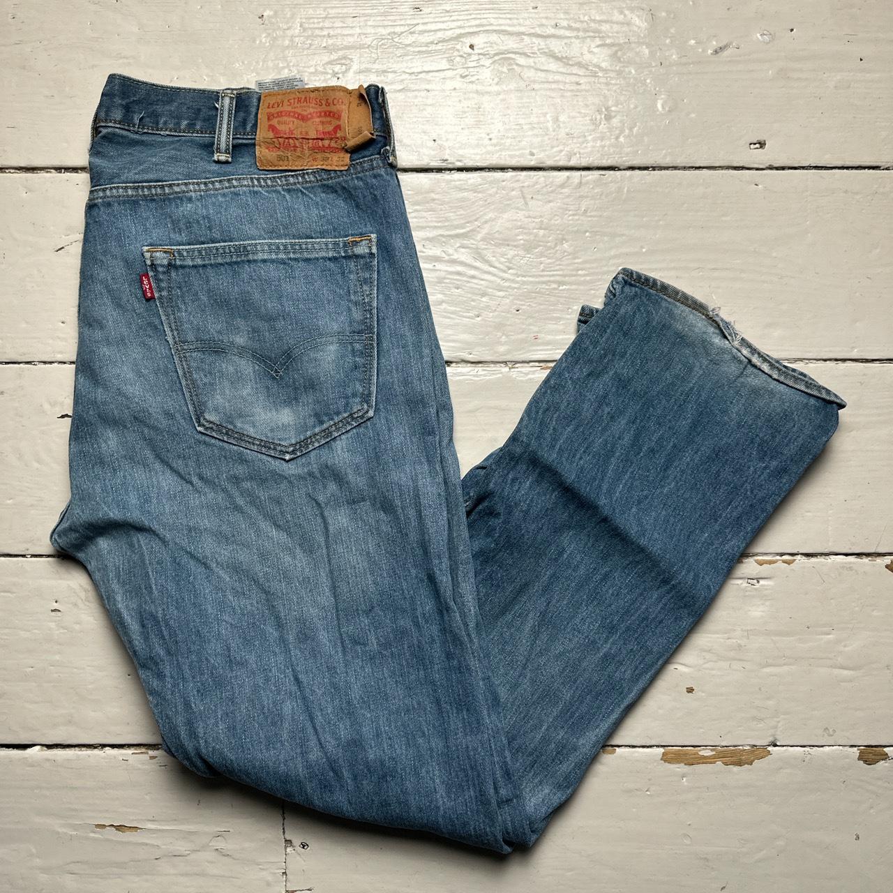 Levis 501 Navy Blue Jeans