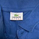 Lacoste Croc Blue Long Sleeve Polo Shirt (L)
