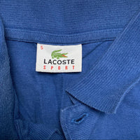 Lacoste Croc Blue Long Sleeve Polo Shirt (L)